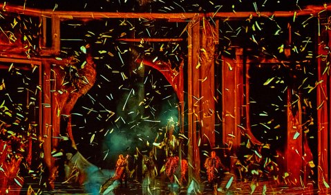 Ring 10010110: Das Rheingold. Foto: Bayreuther Festspiele / Enrico Nawrath