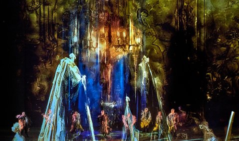 Ring 10010110: Das Rheingold. Foto: Bayreuther Festspiele / Enrico Nawrath