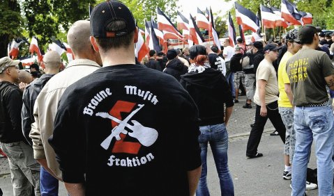 Braune Musik-Fraktion. Foto: recherche-nord