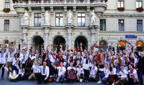 Das Jugendsymphonieorchester der Ukraine. Foto: Sächsisches Mozartfest