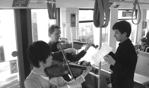 Kawaguchi Tetsuay und Norbert Koop. Foto: Landesmusikrat NRW