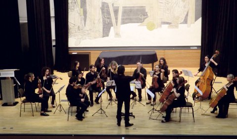 Konzert im Udo-van-Meeteren-Saal der Clara-Schumann-Musikschule. Foto: Norbert Laufer