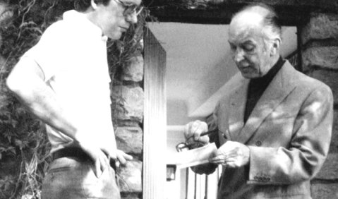 Gerhard Markson mit seinem Lehrer und Freund Igor Markevitch. Foto: privat