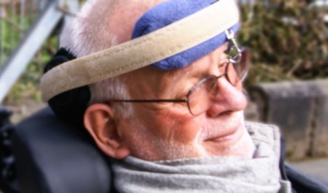 Auf seiner Homepage berichtete Franz Amrhein offen von seiner schweren Erkrankung an ALS. www.franz-amrhein.de. Foto: Margret Bieker