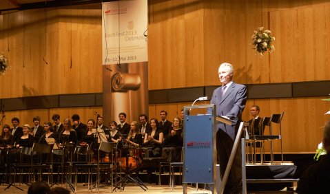 Zwölf Jahre Rektor in Detmold: Martin Christian Vogel. Foto: Patrick Pantze