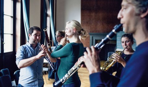 Dritter Preis für das deutsch-luxemburgische Alcega Quintett. Foto: Daniel Delang/ARD-Wettbewerb