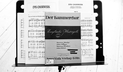 Vielseitig ist das Repertoire, das im B-Kurs Chorleitung an der Bundesakademie erarbeitet wird. Foto: Bundesakademie