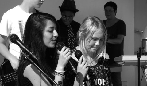 Bandklasse auf Tournee. Foto: Nadine Hild