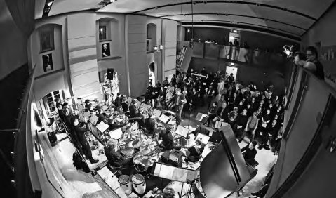 Das Jubiläumskonzert bestritt das Jugendjazz-Orchester Sachsen. Foto: Thomas Kube