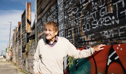 Zeitloser Wanderer: Per Nørgård in Kopenhagen im Oktober 2015.  Foto: Manu Theobald/EvS Musikstiftung