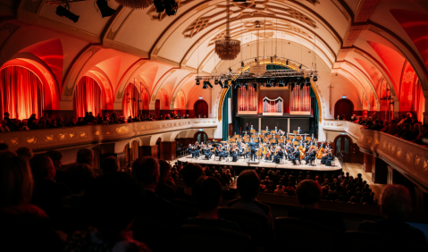 Die Jenaer Philharmonie. Foto: JenaKultur, C.Worsch