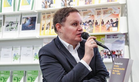 Carsten Brosda auf der Buchmesse Leipzig