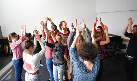 Workshop Bodypercussion – Spielideen für Vorschulkinder. Foto: Ann-Kathrin Kahl