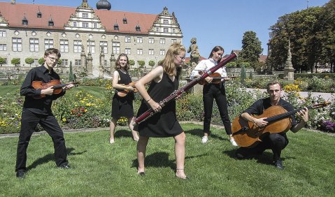 Zuhause auf Zeit für junge Musiker/-innen – die Musikakademie Schloss Weikersheim. Foto: JMD