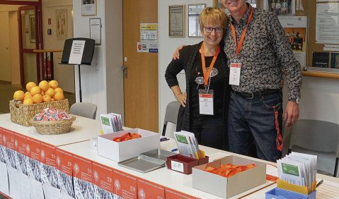 Die Organisatoren: Brigitte Riskowski und Peter Hackel. Foto: VBSM