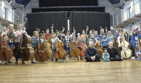 Strahlende Gesichter beim 17. Bavarian Bass Camp 2020. Foto: Hendrik Fuß