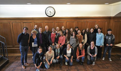 Ukrainische Studierende an der Hochschule für Musik und Theater München. Foto: HMTM