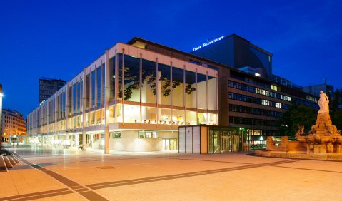 Außenansicht der Oper Frankfurt