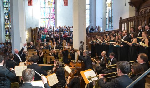 Bachfest Leipzig 2016: William Christie und Les Arts Florissants musizieren in der Thomaskirche zu Leipzig. Foto: © Bachfest Leipzig/Gert Mothes