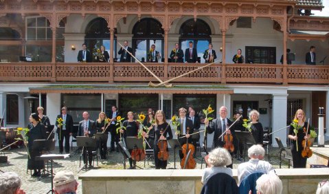 Bremer Philharmoniker spielen für den Klimaschutz. Foto: Martin Gerken, Orchester des Wandels Deutschland