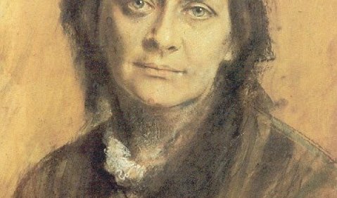 Clara Schumann. Pastell von Franz von Lenbach. Foto: Wikimedia Commons