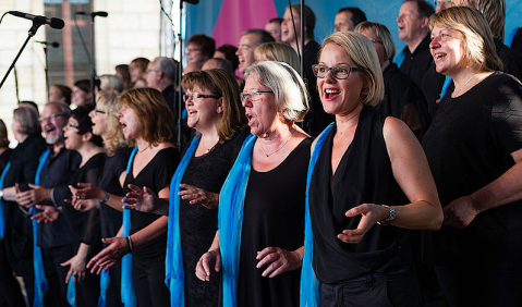 Mehr als 5000 Gospel-Sänger in Karlsruhe erwartet. Foto: Gospelkirchentag, Karsten-Socher