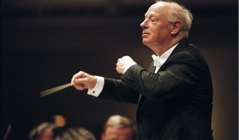 Bernard Haitink starb am 21. Oktober 2021 in London. Foto: Matthias Creutziger, Staatskapelle Dresden