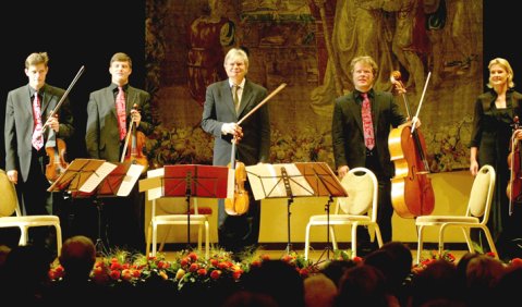 Das Henschel Quartett beim Henle Geburtstag. Foto: G. Henle Verlag/Gerhard Blank