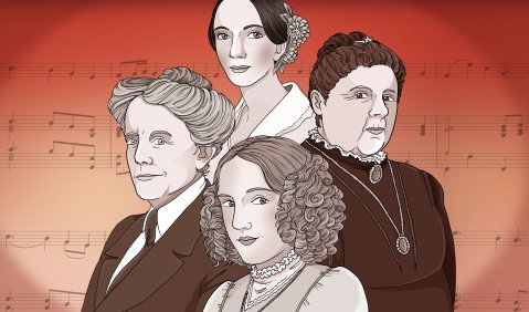 Programm des Tübinger Komponistinnen-Fests veröffentlicht. Grafik: Swen Marcel