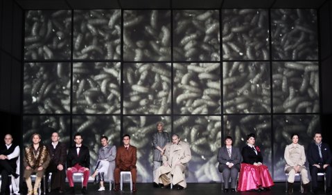 Bilder des Alterns und der Vergänglichkeit. Hans Neuenfels' „Lear“-Inszenierung. Foto: Komische Oper/Wolfgang Silveri