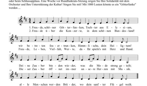 „Freude über die Konzerte…“ – der Text zum Freiburger Götterfunken-Flashmob