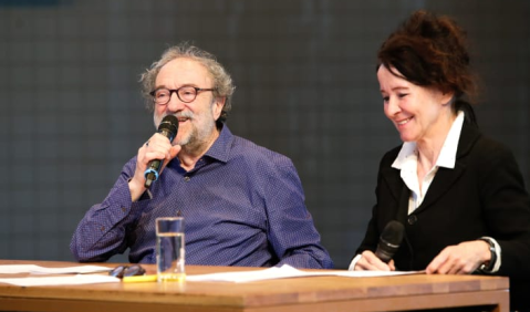 Intendantin Stefanie Carp und Regisseur Christoph Marthaler. Foto: Ruhrtriennale