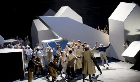 Wagners „Meistersinger“ an der Komischen Oper Berlin. Foto: Monika Rittershaus/Komische Oper