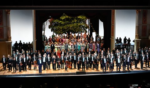 Jubel für Thielemanns «Meistersinger» bei Salzburger Osterfestspielen. Foto: Matthias Creutziger, OFS