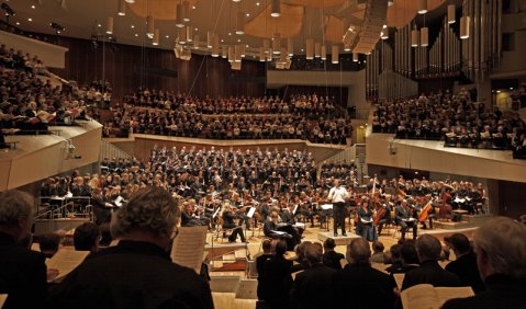 Tausendstimmiger „Elias“ in der Berliner Philharmonie. Foto: Rundfunkchor Berlin/Matthias Heyde
