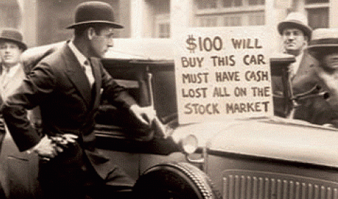 Weltuntergangsstimmung an der Wall Street im Oktober 1929