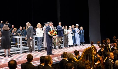 Christian Thielemann, Ensemble Lohengrin, Sächsische Staatskapelle Dresden © OFS/Erika Mayer