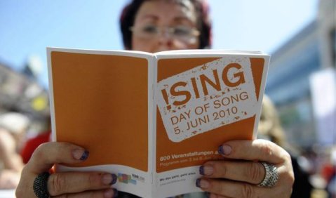Großes Interesse am Ruhr.2010-Projekt «!Sing – Day of Song». Foto: ddp
