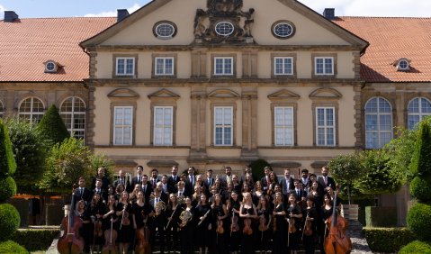 Sommer Musik Akademie Hundisburg. Gruppenfoto.
