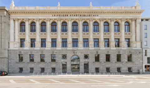 Die Leipziger Stadtbibliothek, in der auch die Musikbibliothek beheimatet ist. Foto: Stadt Leipzig