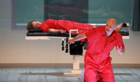 Camilla Nylund (Marie), Bo Skovhus (Wozzeck). FOTO: Karl Forster