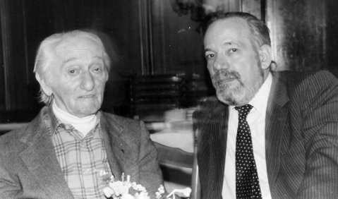 Robert-Alexander Bohnke (rechts) mit Stefan Askenase, Hotel Oberkirch, Freiburg i. Br. in den 80er-Jahren. Foto:privat