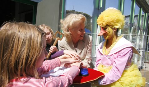 Christine Mielitz bei der Eröffnung der Kinderoper. Foto: Theater Dortmund