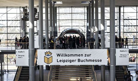 Buchmesse Leipzig. Foto: Susanne van Loon