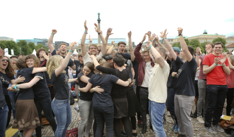 Deutsches Chorfest 2016. Bekanntgabe Wettbewerbspreisträger. Foto: Roberto Bulgrin