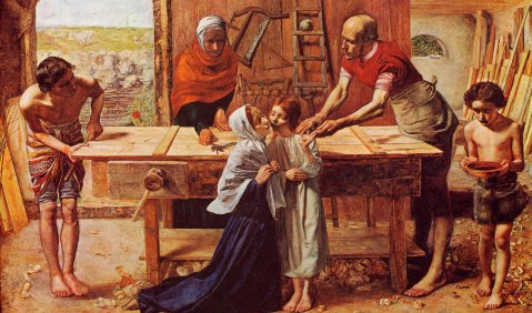 John Everett Millais‘ Gemälde „Christus im Haus seiner Eltern“