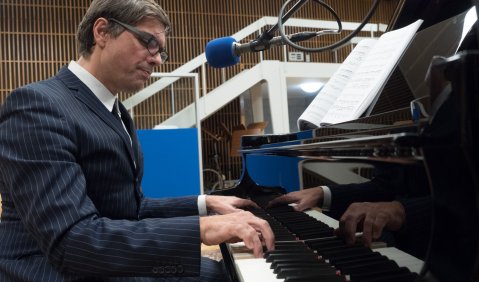 Moritz Eggert am Klavier. Foto: Hufner