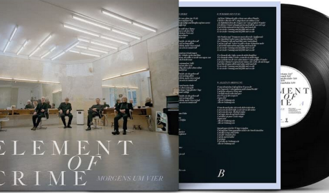 Element of Crime mit «Morgens um vier». Foto: LP-Cover