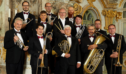 Das Blechbläserensemble Ludwig Güttler. Foto: Jörg Riethausen, Bach-Festival Arnstadt