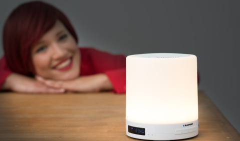 Produktneuheiten zur IFA 2017: Blaupunkt Lichtlautsprecher BTL 110 von Max Power Products. Foto: IFA, Presse